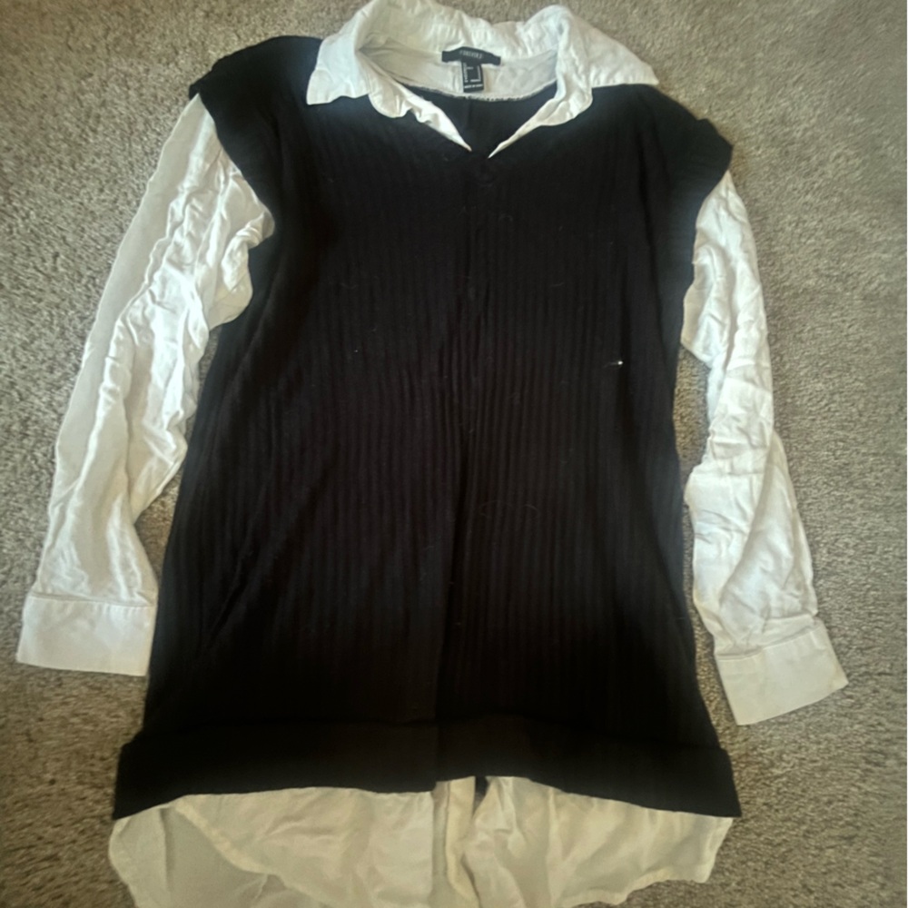 Forever 21 Black and White Garment